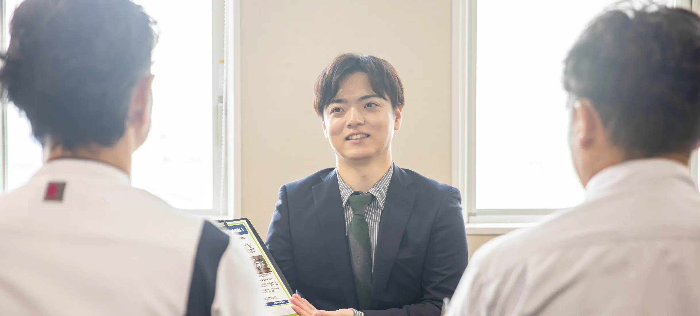 お客様の 声を聴ける