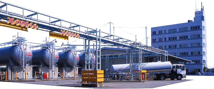 岡谷酸素の工場